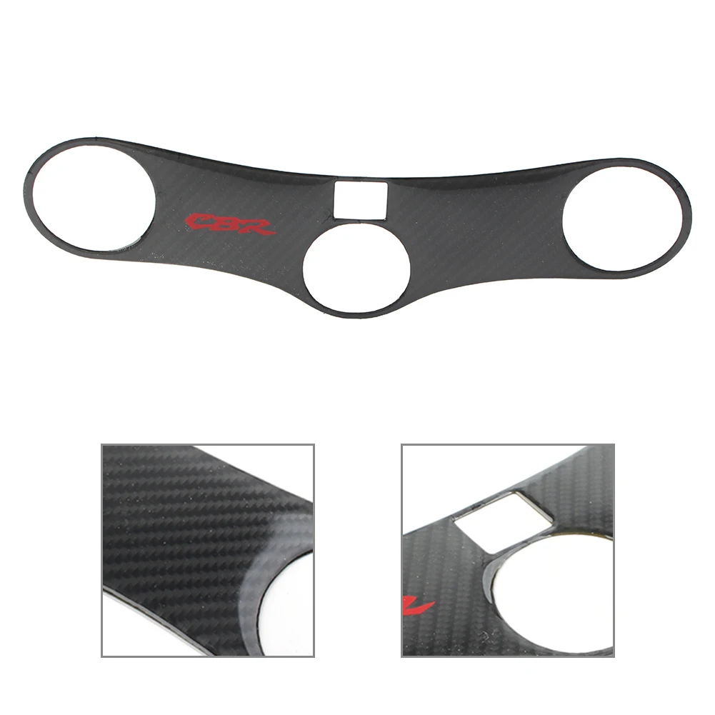 Carbon Fiber Look Motorbike Handle Yoke Cover Protector Pad Sticker For ... - £23.20 GBP