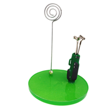Golf photo holder, For pictures, memos, recipes,business card, Father&#39;s Day - $12.00