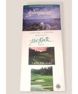 Drummond Island Woodmoor The Rock Golf Vintage Brochure - £3.45 GBP