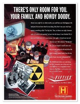 History Channel The Fifties Series Bunkers Vintage 1997 Full-Page Magazine Ad - £7.61 GBP