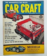 VTG Car Craft Magazine September 1961 Wild Midwest Show Rod Pickup No Label - £11.12 GBP