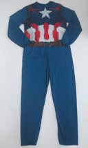 Marvel Captain America Child Jumpsuit Costume No Mask - Size L (10-12) - NEW - £6.38 GBP