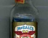 McCall&#39;s Genuine Vodka Empty Glass Mini Bottle Alabama Tax Stamp - £9.34 GBP