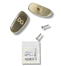 DOLCE &amp; GABBANA Nose Pads for Sunglasses Eyeglasses Metal Gold Screw in ... - $971.90 MXN