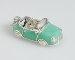 RARE Tiffany &amp; Co Convertible Car Charm or Pendant in Blue Enamel - £635.65 GBP