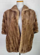 Vintage Strouss Hirshberg Mink Fur Shawl Wrap Stole (Repair) - £44.42 GBP