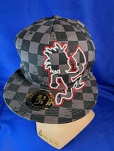 Insane Clown Posse ICP Hatchetman Rude Boy Checkered Juggalo Hat Fitted L - £65.74 GBP
