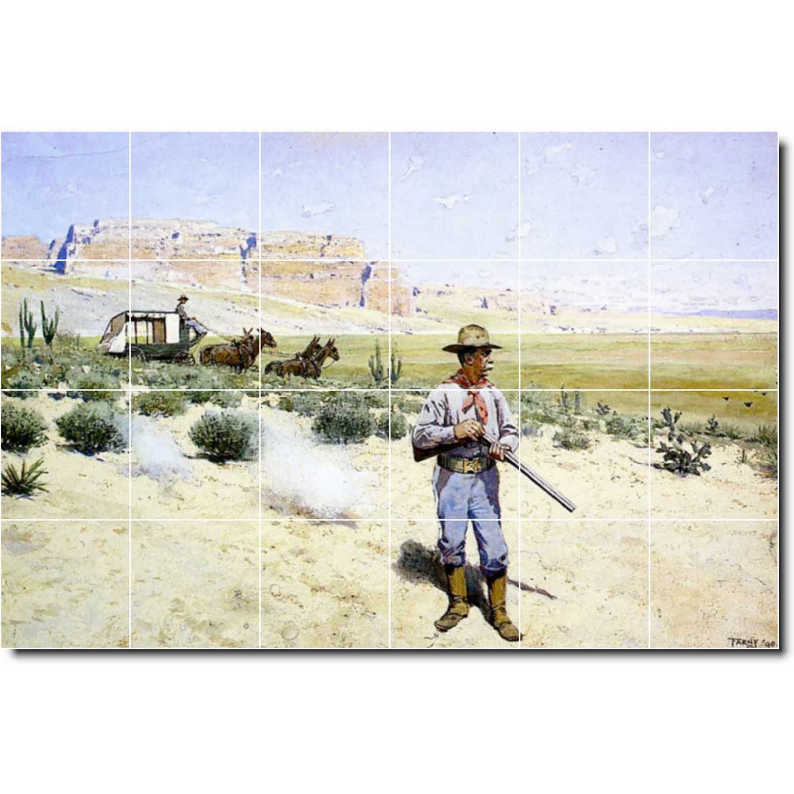 Farney henry defending the stagecoach