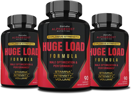 (Pack of 3) Huge Load Pills Advanced Formula, Huge Load Male Supplement,... - £99.43 GBP