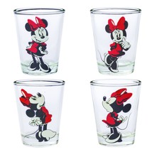 Silver Buffalo Disney Minnie Mouse Poses 4 Pack Mini Glasses, 1.5 Ounces - $14.36
