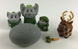 Disney Frozen Rock Stone Trolls Bulda Cliff Pabbie Sven Reindeer 5pc Lot... - $29.65