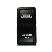 CH4x4 Rocker Switch V2  Led Ligths Bar  Symbol - Vertical - Blue LED - £13.44 GBP