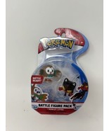 Pokemon 2 Inch Battle Action Figure 2-Pack, includes Rowlet and Litten New - $14.95