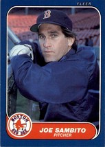 1986 Fleer Update - #U-101 Joe Sambito Boston Red Sox Baseball Card - $1.29