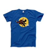Tintin and Snowy (Milou) Getting Hit By A Spotlight T-Shirt - £17.17 GBP+