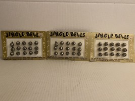 JINGLE BELLS for use on gift packages, trees, toys, costumes, 15 bells each = 45 - £15.81 GBP