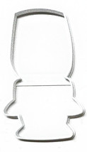6x Wine Glass With Bow Tie Fondant Cutter Cupcake Topper 1.75 IN USA FD3091 - $6.99