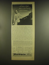 1937 Baldwin Pianos Ad - Sometimes I feel there's a heart beating inside - $18.49