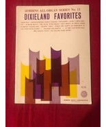 Organ Sheet Music Series No. 11 Dixieland Favorites Song Book 1966 - $16.78