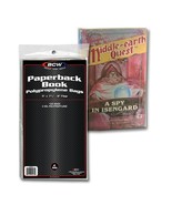 2 packs of 100 (200) BCW 5&quot; x 7 ⅜&quot; + 2&quot; Flap Paperback Book Bags - $317.08 MXN