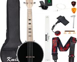 Kmise Banjolele 23-Inch Concert Size Banjo Ukulele With Bag,, And Wrench... - £92.41 GBP