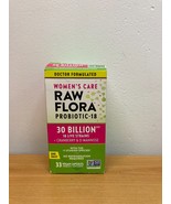 Women&#39;s Care Raw FLora Probiotic-18 30 Billion +Cranberry &amp; D-Mannose 33... - $19.30