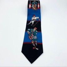 NHL Tobasco Hockey Theme Silk Tie Made In USA - £9.16 GBP