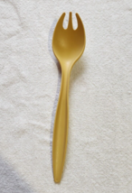 Tupperware Vintage Salad Serving Fork Yellow Spoon Utensil Plastic MCM K... - $188.47 MXN