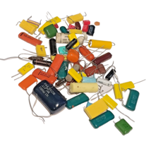 58 Vintage Capacitors Nos And Used / Vintage Capacitor Lot - £7.66 GBP