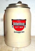 Brauerei Hohenburg +1994 Lenggries / Bad Tolz lidded German Beer Stein - $12.50