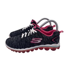 Skechers Skech Air 2.0 Sweetlife Gray Hot Pink Running Shoes Womens 6.5 - $44.54