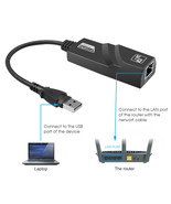 USB 3.0 Gigabit Ethernet LAN RJ45 1000Mbps Network Adapter For Windows P... - £12.49 GBP