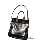 Kate Landry Cross Body Tote Hobo Bag Strap and Hand Straps Black Gray EUC - €20,30 EUR