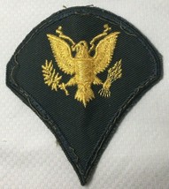 1964 US Army Specialist Patch E4 Rank Gold Eagle SSI Insignia 3&quot; Origina... - £5.89 GBP