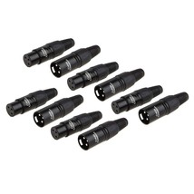 CableCreation [5-Pair XLR 3 Pin Male/Female Audio Mic Microphone Connect... - £24.55 GBP