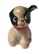 Vintage 1930s Fido Dog Cast Iron Still Coin Bank Hubley Toy Missing One Ear - $38.23 CAD