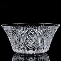 Waterford Crystal Irish Stone Circle Bowl 10" Rosettes Curtis Ireland NE... - $180.00