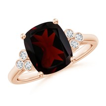 Authenticity Guarantee

ANGARA 3.48 Ct Cushion Garnet Ring with Trio Bezel Di... - £647.38 GBP