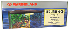 Marineland LED Light Hood for Aquariums 30&quot;L x 12&quot;W Marineland LED Light Hood fo - £93.53 GBP