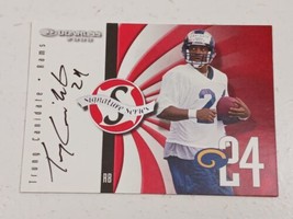 Trung Canidate St. Louis Rams 2000 Donruss Certified Autograph Card - £3.98 GBP