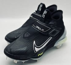 NEW Nike Force Zoom Trout 8 Elite Black Baseball Cleats CZ5913-010 Men’s Size 7 - £46.54 GBP