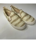 Sperry Women&#39;s Crest Taupe Twin Gore Slip-On Sneakers Foam Footbed Size 7.5 - $261.22 MXN
