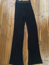 Tome Sz S Plisse Pants Black Long $899 - £183.00 GBP