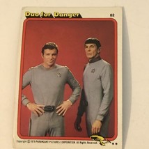 Star Trek 1979 Trading Card #82 Duo For Danger William Shatner Kirk Spock - £1.53 GBP