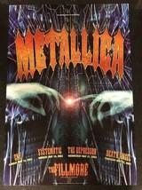 Metallica Poster Can 18 - 22 2002 San Francisco Fillmore Metalica-
show ... - $179.29