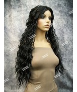 Black Renaissance Maiden Costume Wig Lady Godiva Medieval Dark Princess ... - $552.39 MXN