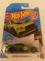 Hot Wheels 2020 #246 Green 2018 Bentley Continental GT3 Nightburnerz Series 1/10 - £7.70 GBP