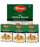 Shan Masala Malay Chicken BIRYANI SPICE MIX Packet of 3 X 60gm - $21.38 CAD
