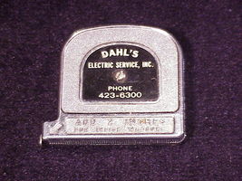 Vintage Dahl’s Electric Service Inc. Advertising Tape Measure, from Long... - $9.95