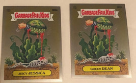 Juicy Jessica Green Dean Garbage Pail Kids  Lot Of 2 Chrome 2020 - £3.90 GBP